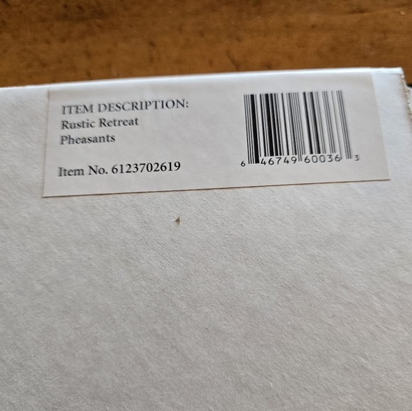 Vintage 1997 by Wild Things - Rustic Retreat Pheasant collector's plate. - Picture 9 of 10